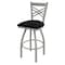 Holland Bar Stool Co 30" Swivel Bar Stool, Nickel Finish, Black Vinyl Seat 82030ANBlkVinyl - alternate 1
